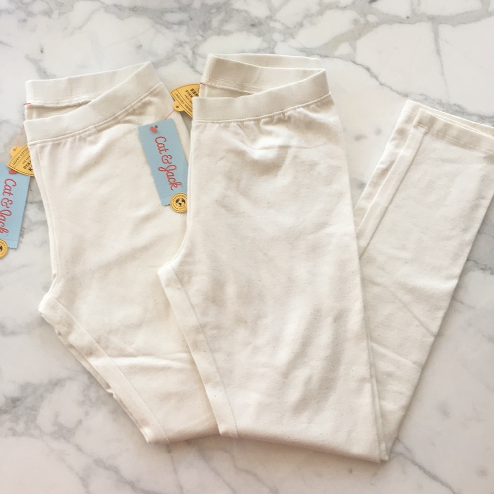 Cat & Jack Girls Leggings 10/12 Bundle– 2 pairs!